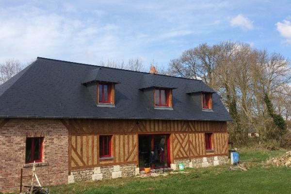 Maison en colombage à Flancourt Catelon (27)