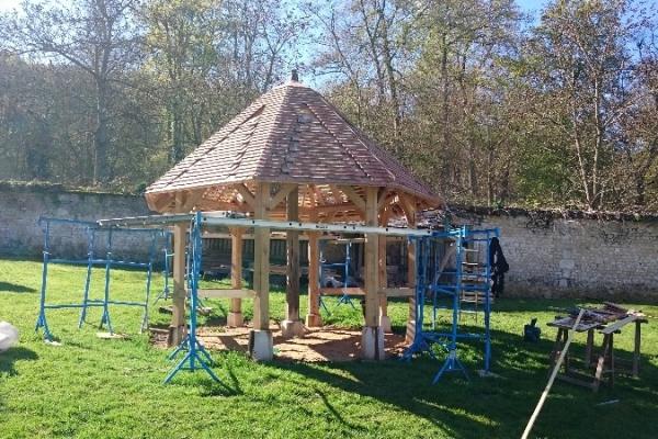 Rénovation et réparation de charpente - Kiosque proche de Bourg Achard (27)